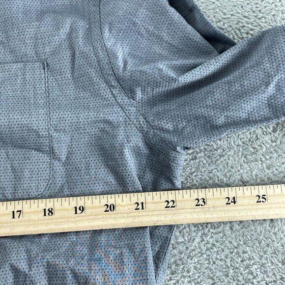 Tommy Bahama Mens Long-Sleeve Gray Button-Up Shirt L/G 100% Cotton 1669 - Picture 6 of 8